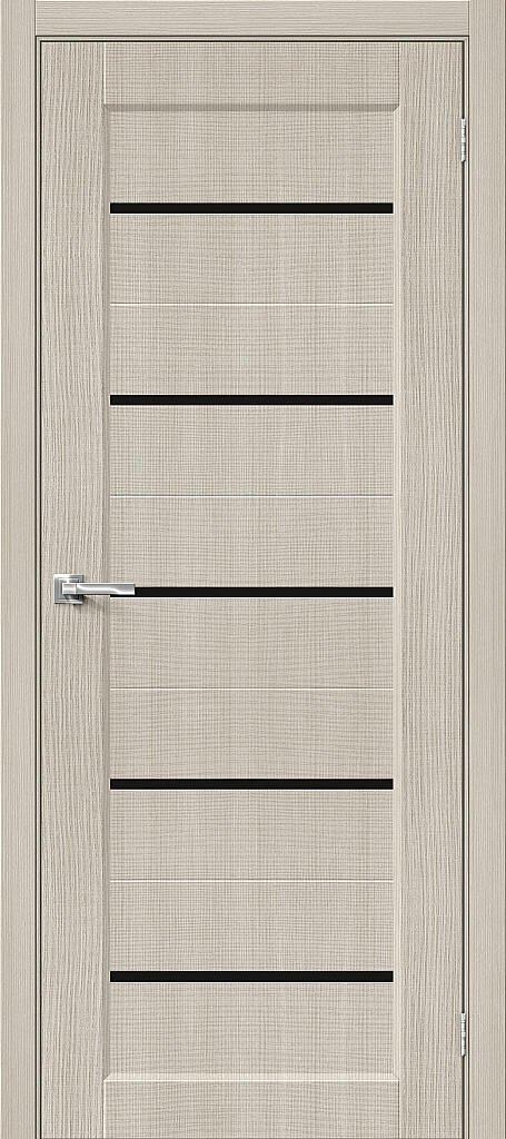 Дверь межкомнатная экошпон Мода-22 Black Line Cream Melinga
