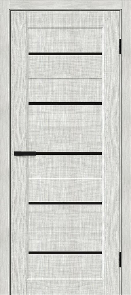 Дверь межкомнатная экошпон Мода-22 Black Shine Bianco Melinga