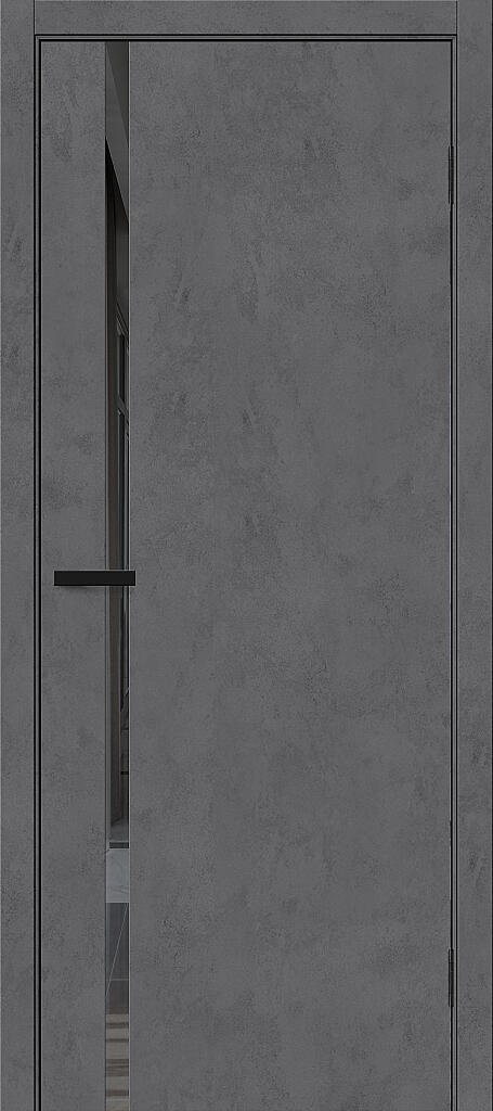 Дверь межкомнатная экошпон Браво-0.40.П Slate Art / Mirox Grey