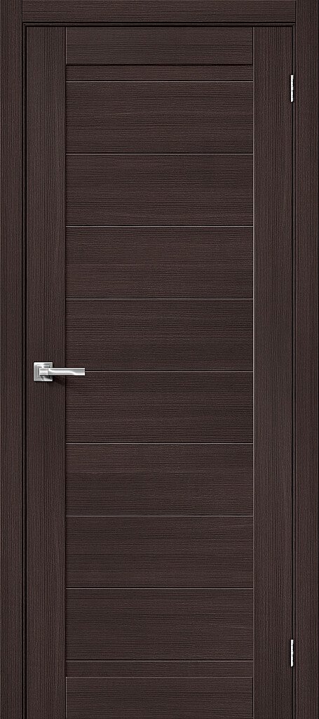 Дверь межкомнатная экошпон Браво-21 Wenge Melinga